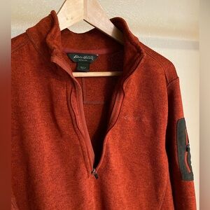 Eddie Bauer Quarter Zip Pullover XL